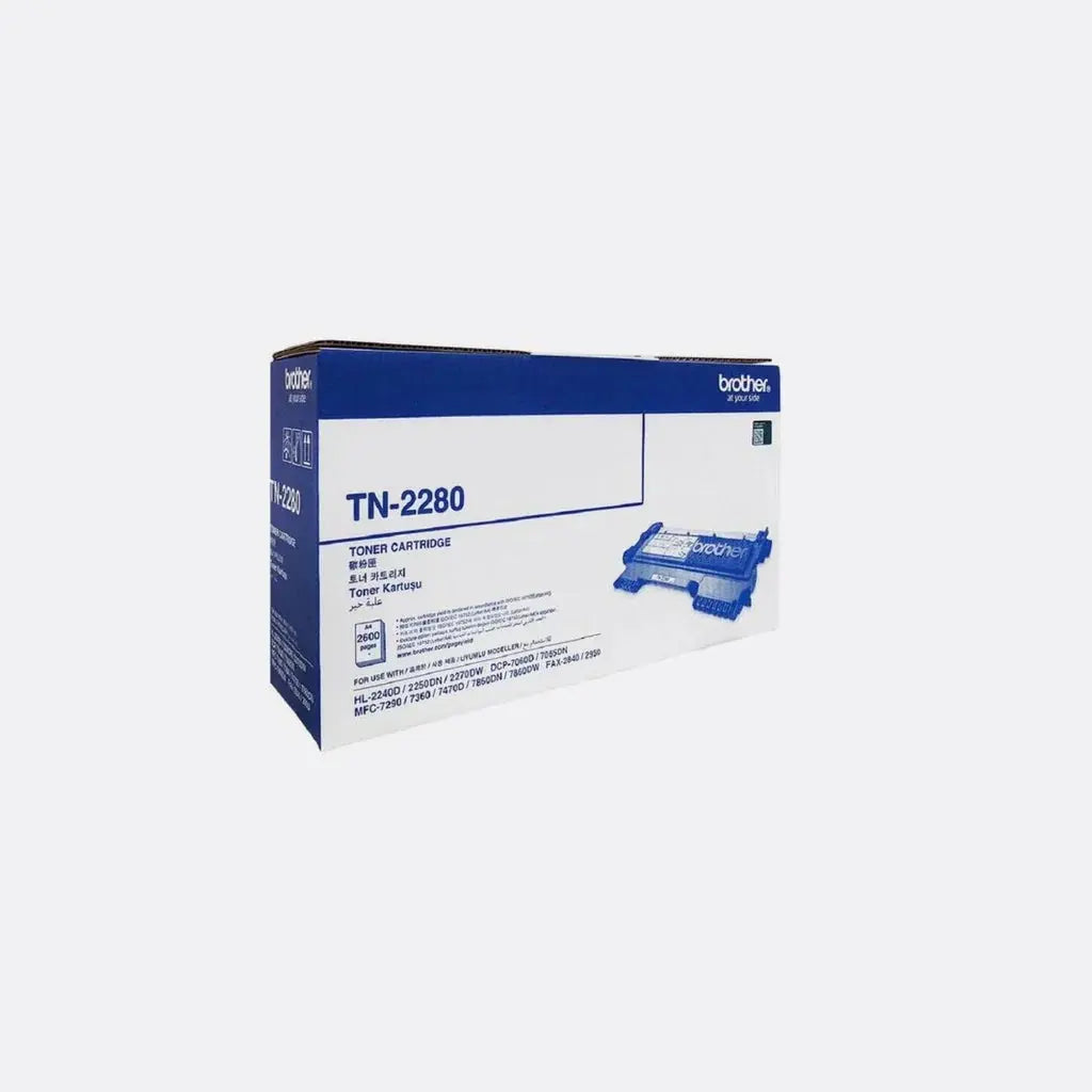 Brother Toner Cartridge - TN-2280, Black - eBuy UAE